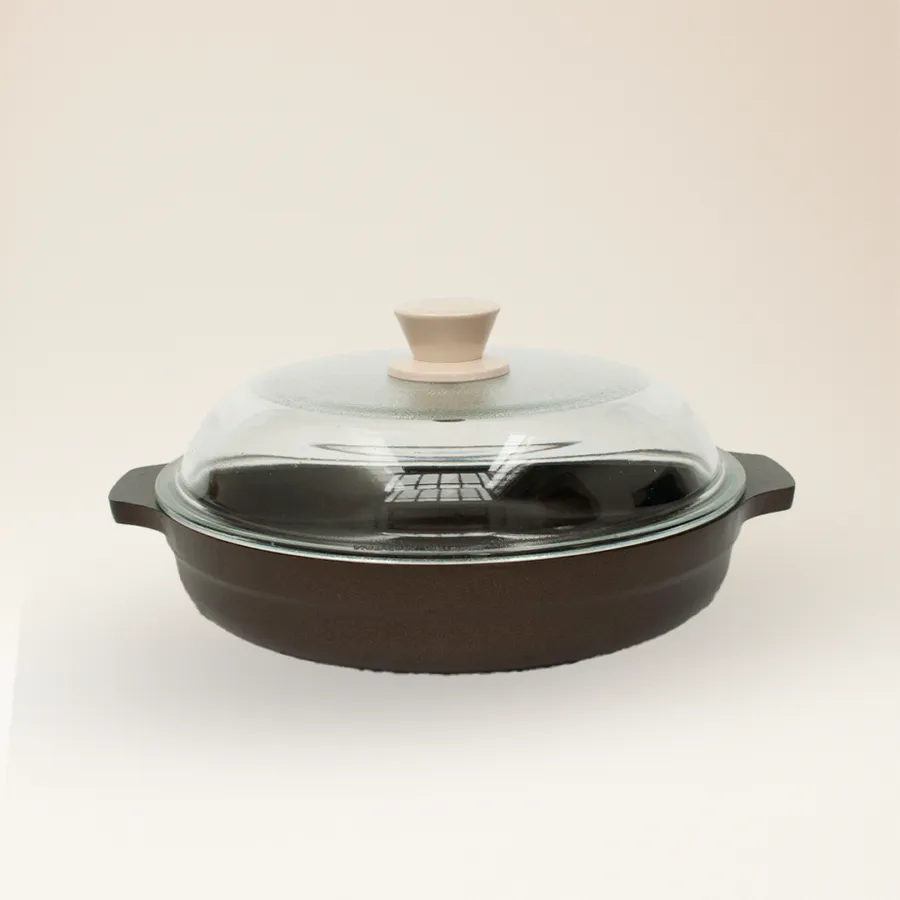 Guisera con Tapa de Vidrio