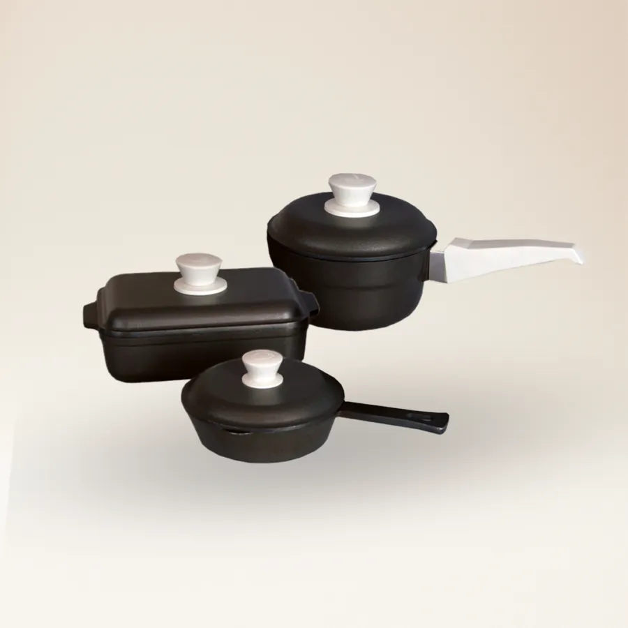 Le Petit Set: Mini Rotisserie + Mini Sartén + Cacerola Chica