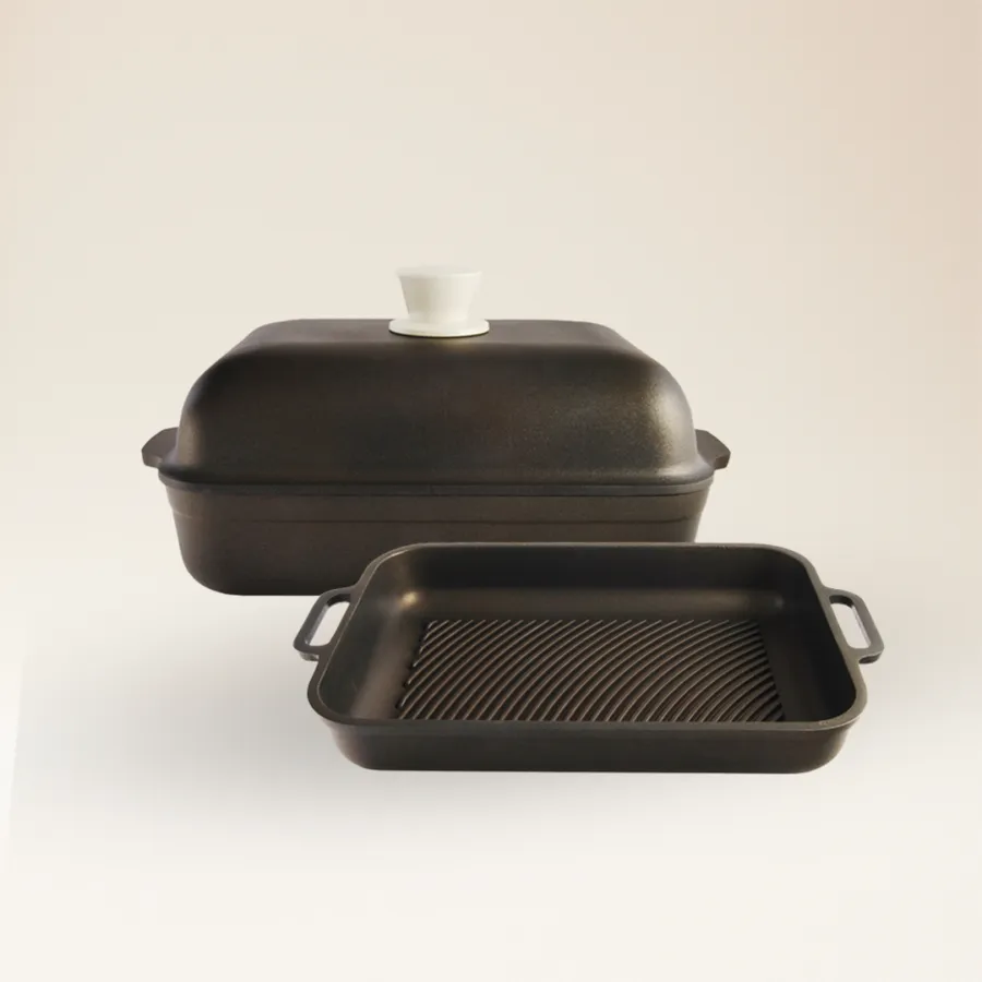 Set Rotisserie con Base Asadora